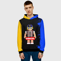 Толстовка-худи мужская ROBLOX РОБЛОКС Z, цвет: 3D-черный — фото 2