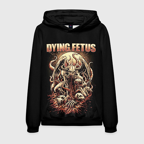 Мужская толстовка Dying Fetus / 3D-Черный – фото 1