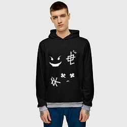 Толстовка-худи мужская Crying Demon, цвет: 3D-меланж — фото 2