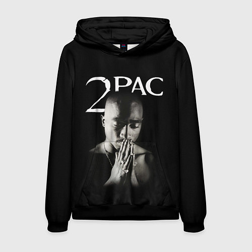 Мужская толстовка TUPAC / 3D-Черный – фото 1