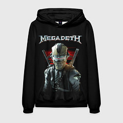 Толстовка-худи мужская Megadeth, цвет: 3D-черный