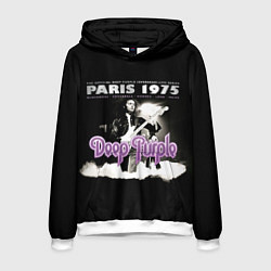 Толстовка-худи мужская Deep Purple - Paris 1975, цвет: 3D-белый
