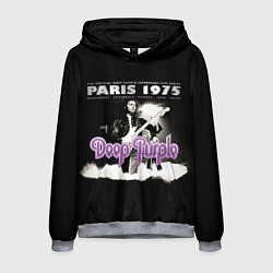 Толстовка-худи мужская Deep Purple - Paris 1975, цвет: 3D-меланж