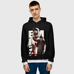 Толстовка-худи мужская Marshall Mathers, цвет: 3D-белый — фото 2