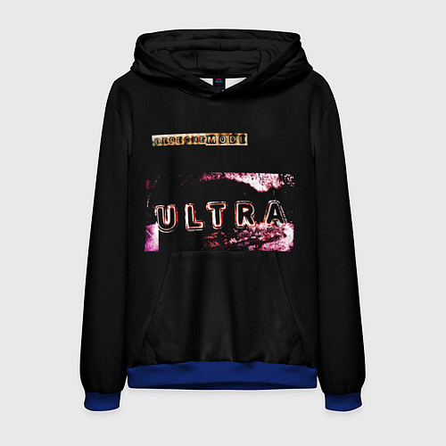 Мужская толстовка Ultra - Depeche Mode / 3D-Синий – фото 1