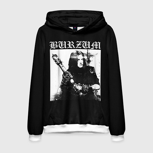 Мужская толстовка BURZUM Бурзум / 3D-Белый – фото 1