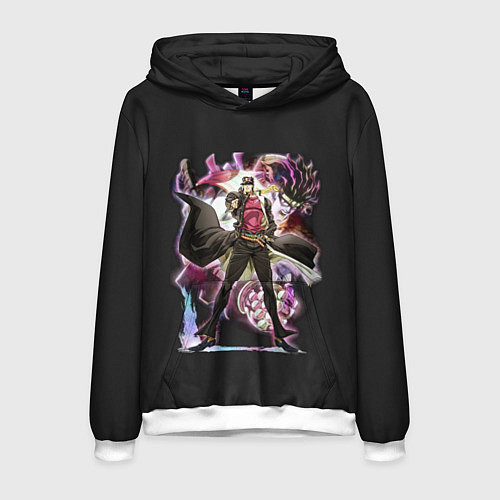 Мужская толстовка Джотаро Куджо Джо Джо / 3D-Белый – фото 1