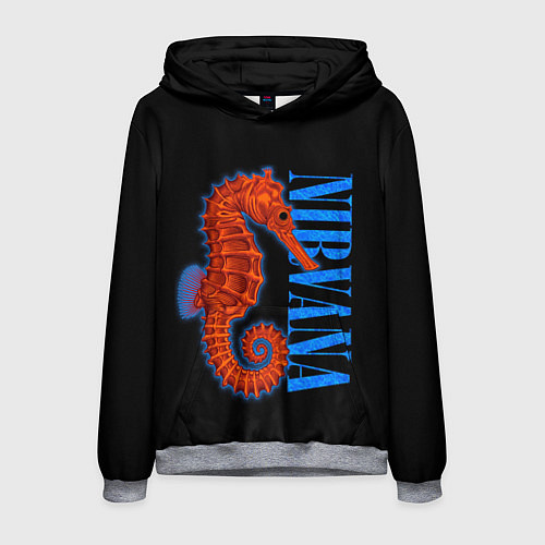 Мужская толстовка NIRVANA SEAHORSE / 3D-Меланж – фото 1