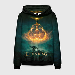 Толстовка-худи мужская Elden Ring Game Art, цвет: 3D-черный