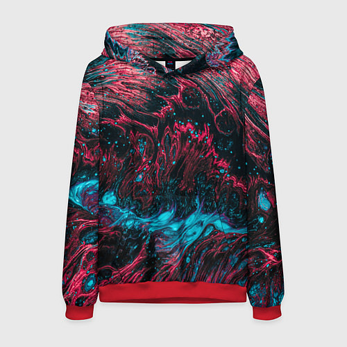 Мужская толстовка Смешение / 3D-Красный – фото 1