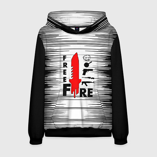 Мужская толстовка Free Fire Фри Фаер, / 3D-Черный – фото 1