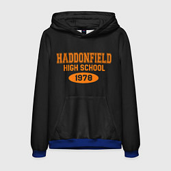 Толстовка-худи мужская Haddonfield High School 1978, цвет: 3D-синий