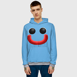 Толстовка-худи мужская Huggy Waggy smile, цвет: 3D-меланж — фото 2