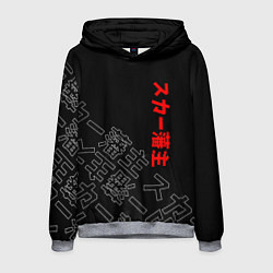 Мужская толстовка SCARLXRD JAPAN STYLE ИЕРОГЛИФЫ