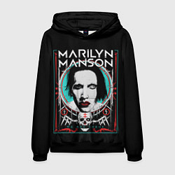 Толстовка-худи мужская Marilyn Manson - We are chaos, цвет: 3D-черный