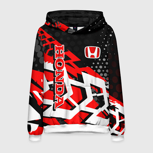 Мужская толстовка Honda Хонда / 3D-Белый – фото 1