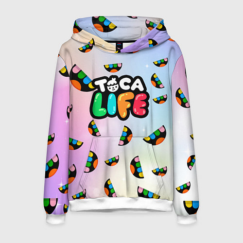 Мужская толстовка Toca Life: Smile Logo / 3D-Белый – фото 1