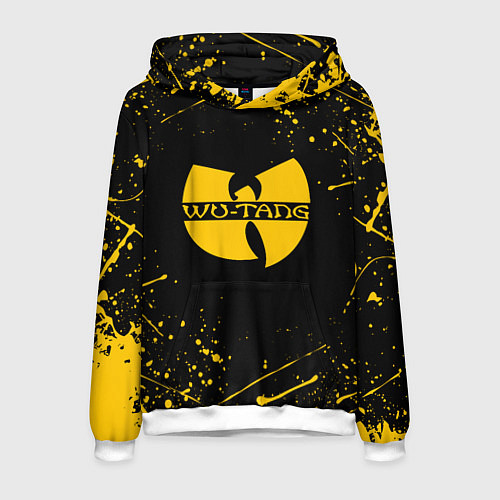 Мужская толстовка WU-TANG CLAN БРЫЗГИ КРАСОК / 3D-Белый – фото 1