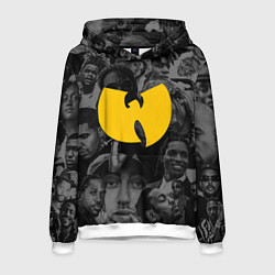 Толстовка-худи мужская WU-TANG CLAN ЛЕГЕНДЫ РЕПА, цвет: 3D-белый