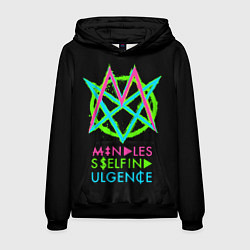 Толстовка-худи мужская Mindless Self Indulgence MSI, цвет: 3D-черный