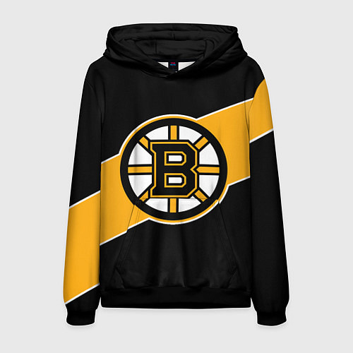 Мужская толстовка Бостон Брюинз, Boston Bruins / 3D-Черный – фото 1