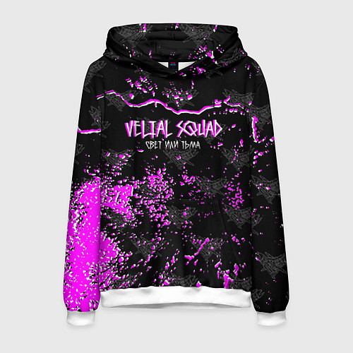 Мужская толстовка VELIAL - SQUAD / 3D-Белый – фото 1