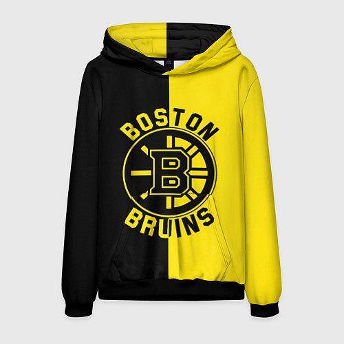 Мужская толстовка Boston Bruins, Бостон Брюинз / 3D-Черный – фото 1