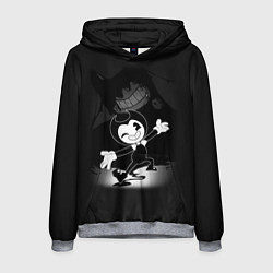 Толстовка-худи мужская BENDY - БЕНДИ ИГРА, цвет: 3D-меланж