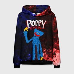 Толстовка-худи мужская Poppy Playtime, цвет: 3D-черный