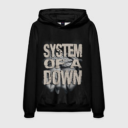 Толстовка-худи мужская System of a Down, цвет: 3D-черный