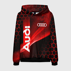 Мужская толстовка AUDI АУДИ SPORT СПОРТ RED AND BLACK