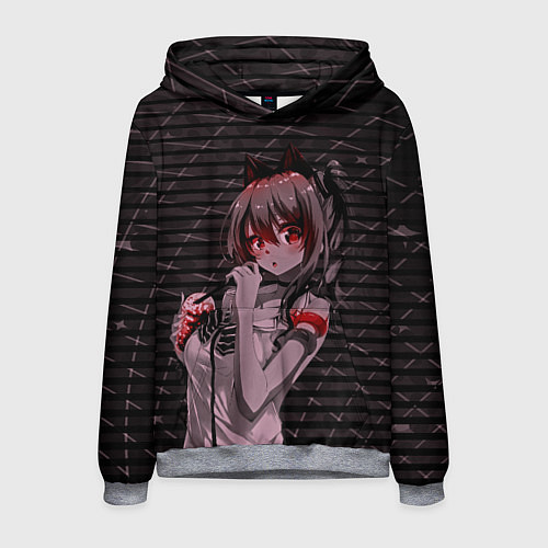 Мужская толстовка Live Nekonoki Mochi / 3D-Меланж – фото 1