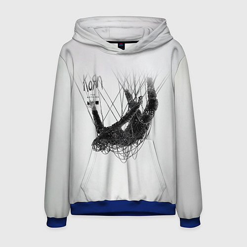 Мужская толстовка The Nothing - Korn / 3D-Синий – фото 1