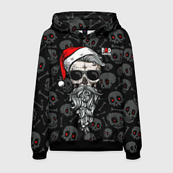Толстовка-худи мужская Santa from Hell, цвет: 3D-черный