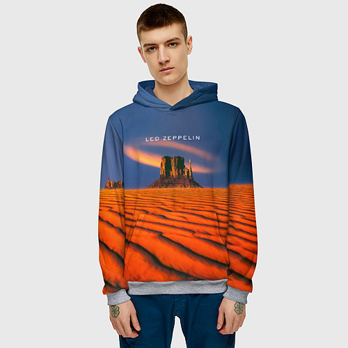 Мужская толстовка Led Zeppelin коллекционное / 3D-Меланж – фото 3