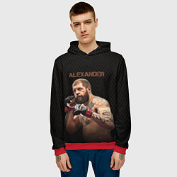 Толстовка-худи мужская Alexander The Grim Reape, цвет: 3D-красный — фото 2