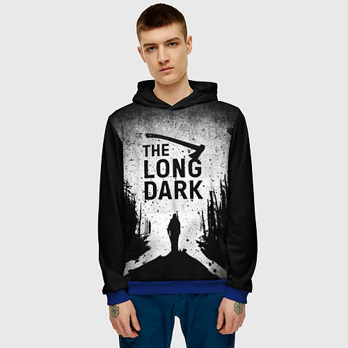 Мужская толстовка The Long Dark игра / 3D-Синий – фото 3