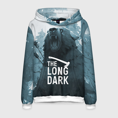 Мужская толстовка The Long Dark медведь / 3D-Белый – фото 1