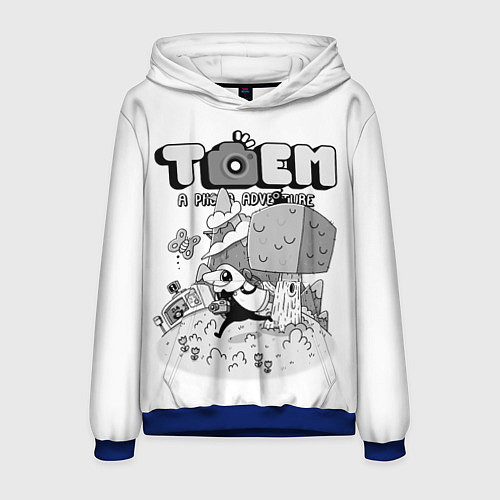 Мужская толстовка TOEM A PHOTO ADVENTURE / 3D-Синий – фото 1