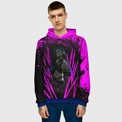 Толстовка-худи мужская Pink Jinx, цвет: 3D-синий — фото 2