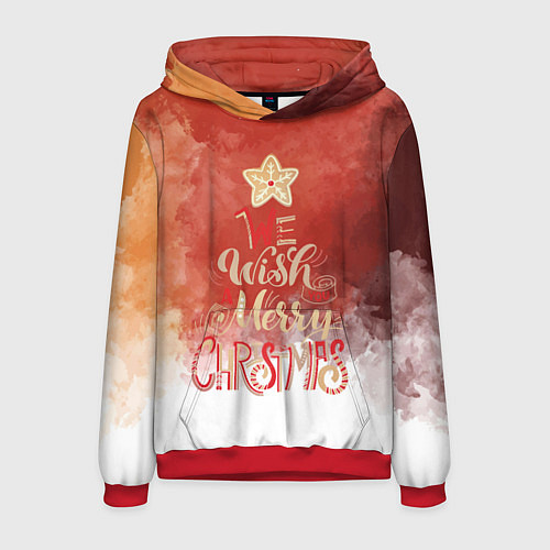 Мужская толстовка New 2022 / 3D-Красный – фото 1