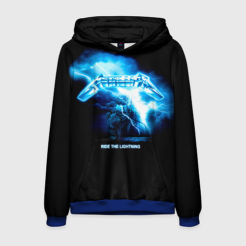 Мужская толстовка Ride the Lightning Metallica / 3D-Синий – фото 1