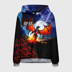 Толстовка-худи мужская Феникс - Ария, цвет: 3D-меланж