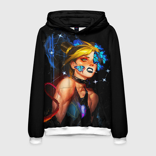 Мужская толстовка Jojo Stone Ocean Jolyne cujoh / 3D-Белый – фото 1