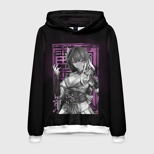 Мужская толстовка Сегун Райдэн Эи Bad girl / 3D-Белый – фото 1