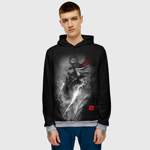Мужская толстовка DOTA 2 ДОТА 2 ТЕНЬ / 3D-Меланж – фото 3