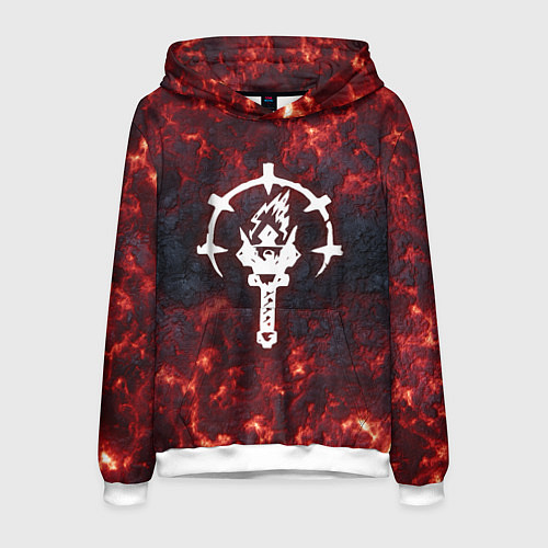 Мужская толстовка Темнейшее подземелье Эмблема / 3D-Белый – фото 1