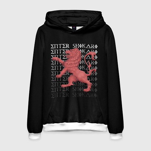 Мужская толстовка Enter Shikari Lion / 3D-Белый – фото 1
