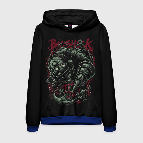 Мужская толстовка Большой папочка / 3D-Синий – фото 1