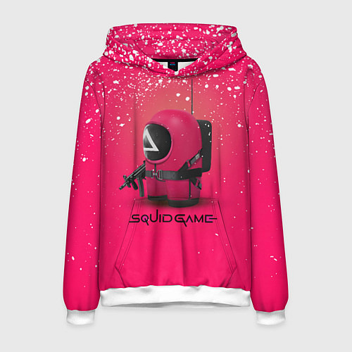 Мужская толстовка Among Us x Squid Game / 3D-Белый – фото 1